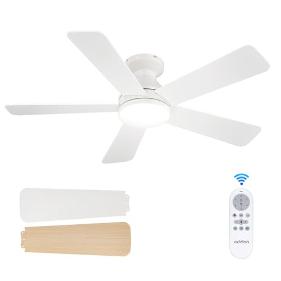 Ceiling Fan Mount - Bedroom indoor/outdoor ceiling fan with light,