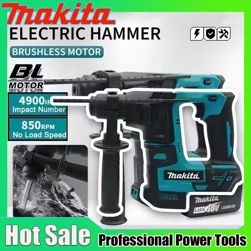 Power Drill Cordless - Makita Brushless Hammer Cordless Electric Hammer