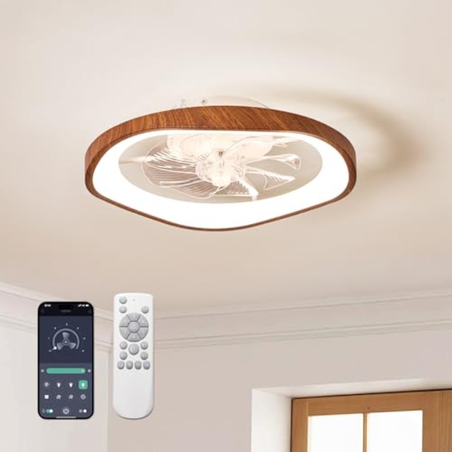 Ceiling Fan Mount - 19.7 Modern Ceiling Fan with Light