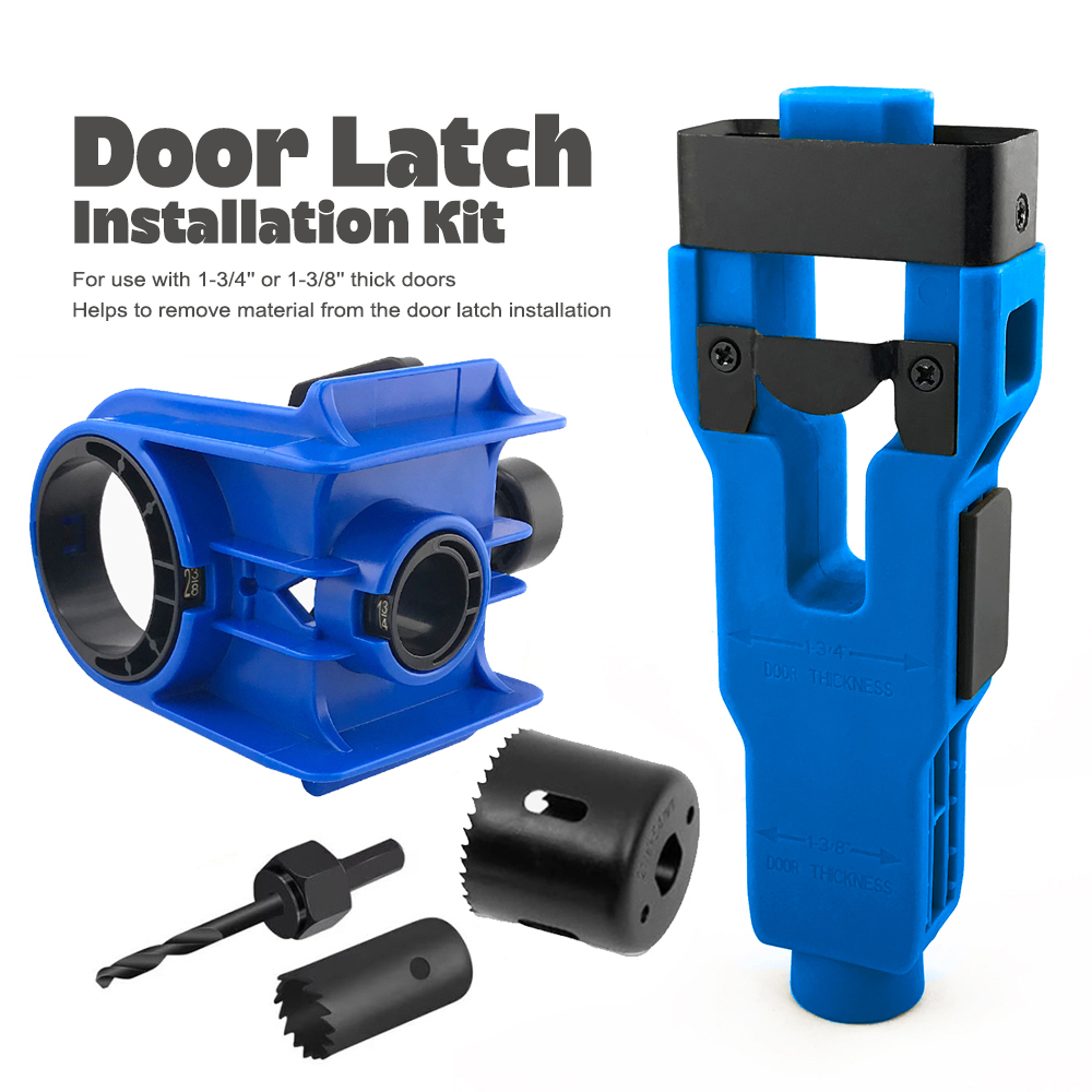 Home Improvement Items - Door Lock Installation Kit, Wood Door