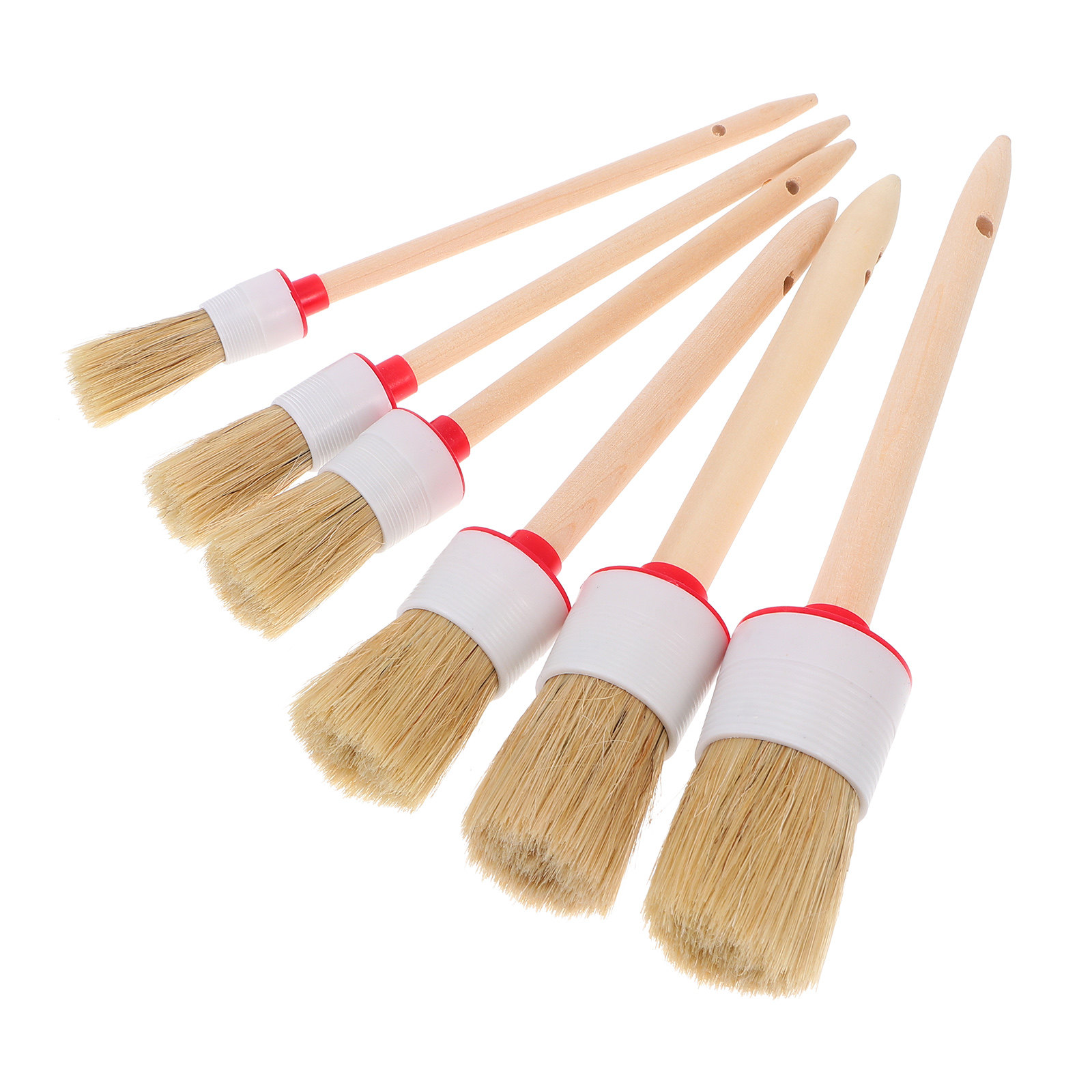 6Pcs Flexible Bristle Paint Br - Wood Stain Brush 리뷰 및 가격
