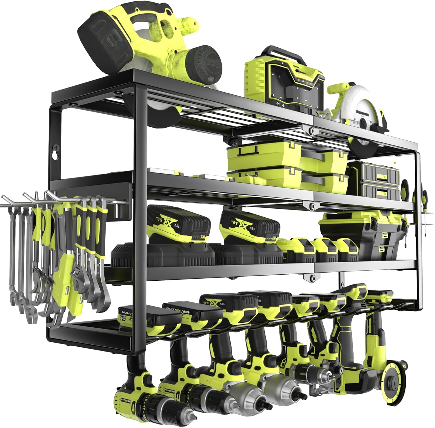 4 Layer Wall Mount Power Tool  - Power Drill Cordless 리뷰 및 가격