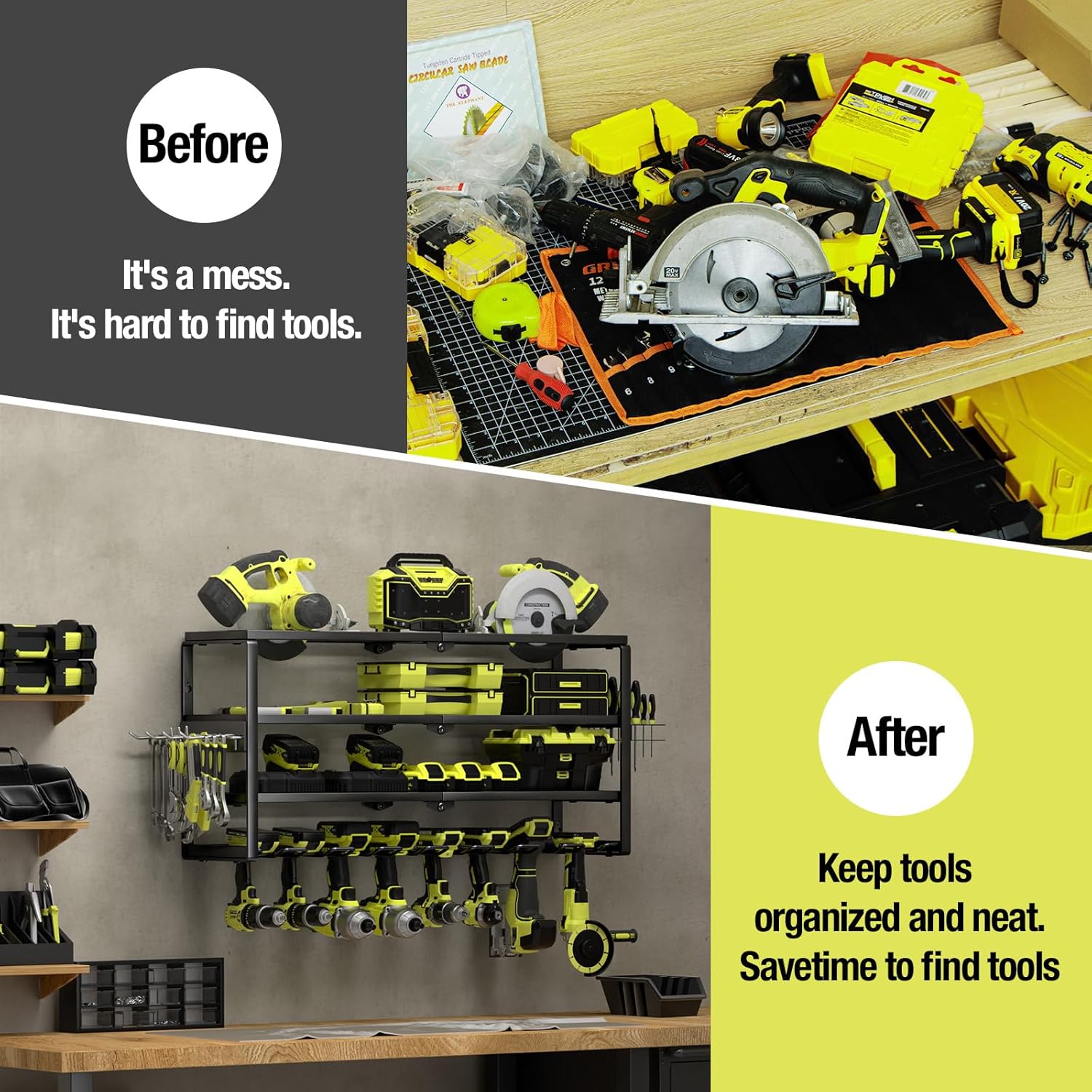 4 Layer Wall Mount Power Tool  - Power Drill Cordless 리뷰 및 가격