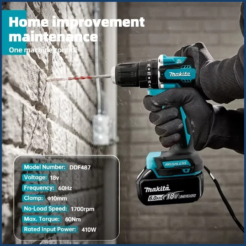 Makita DDF487 18V Electric Dri - Power Drill Cordless 리뷰 및 가격