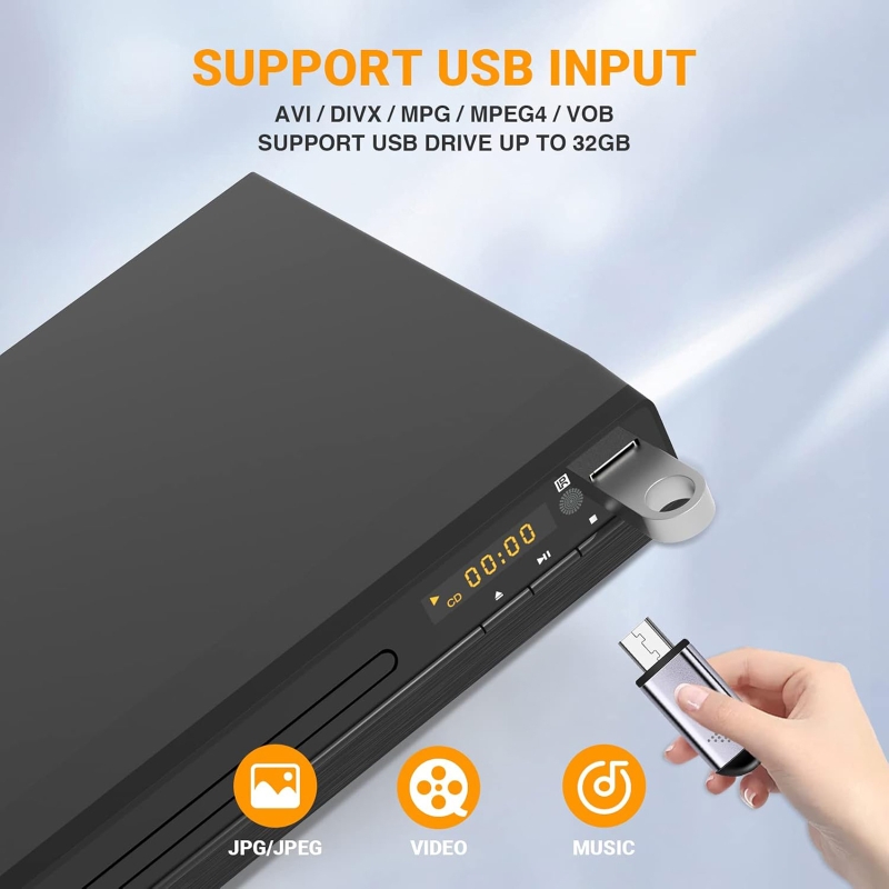 DVD Player 1080P HD Discs Play - Home Improvement Dvd 리뷰 및 가격