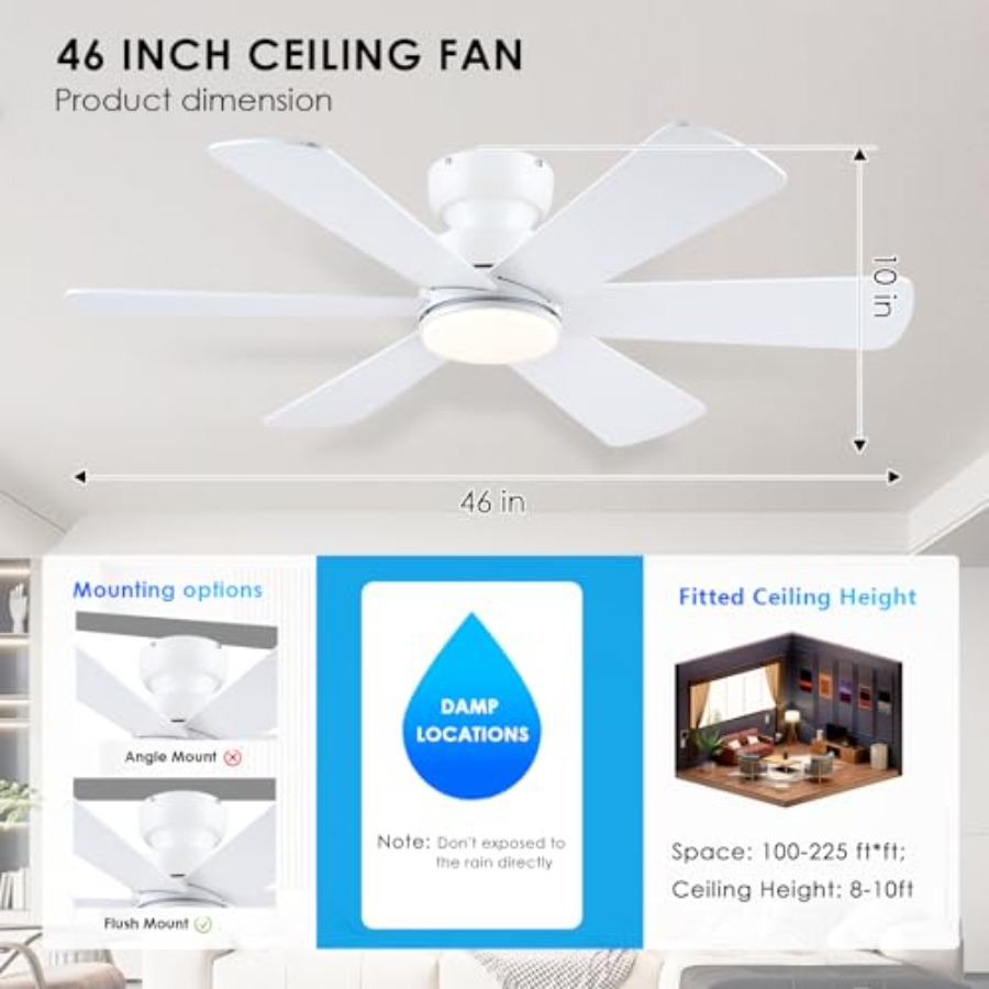 Ceiling Fans with Lights, Ceil - Ceiling Fan Mount 리뷰 및 가격