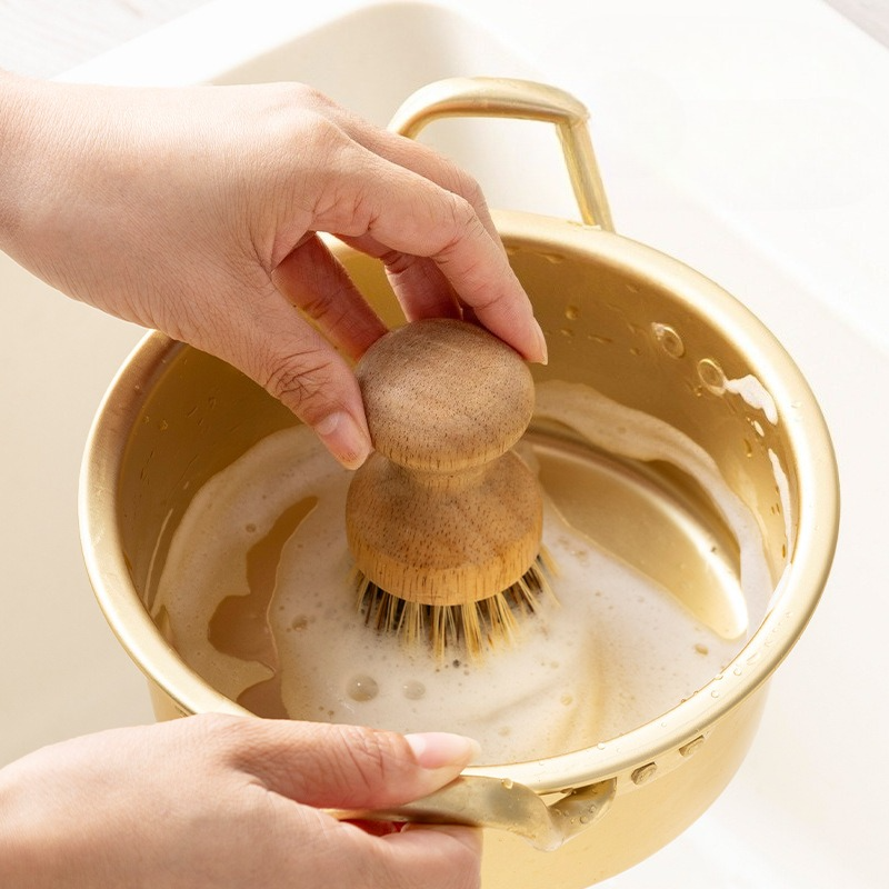 1pc Solid Wood Dishwashing Bru - Wood Stain Brush 리뷰 및 가격