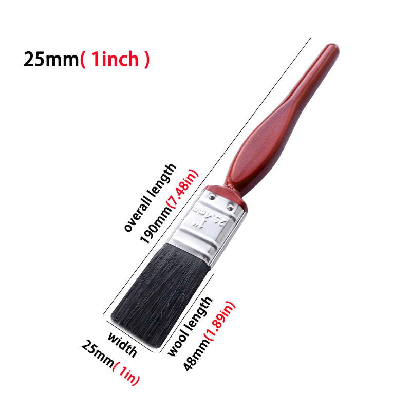 Red Plastic Handle Black Brist - Wood Stain Brush 리뷰 및 가격