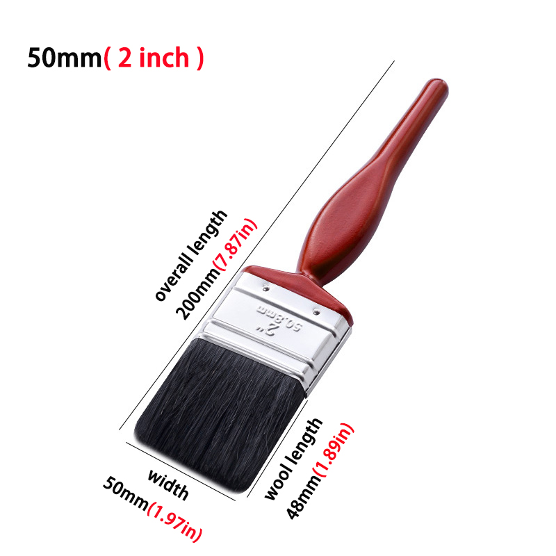 Red Plastic Handle Black Brist - Wood Stain Brush 리뷰 및 가격