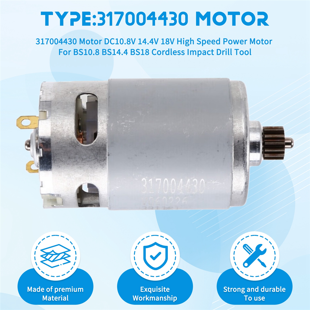 A002 317004430 Motor DC10.8V 1 - Power Drill Cordless 리뷰 및 가격