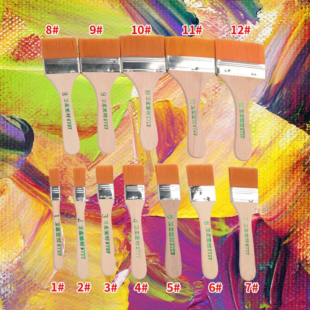 12pcs Nylon Paint Brushes Larg - Wood Stain Brush 리뷰 및 가격