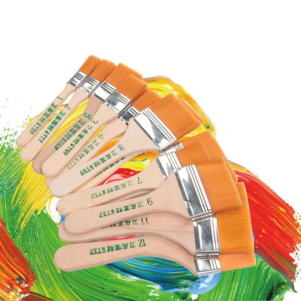 12pcs Nylon Paint Brushes Larg - Wood Stain Brush 리뷰 및 가격