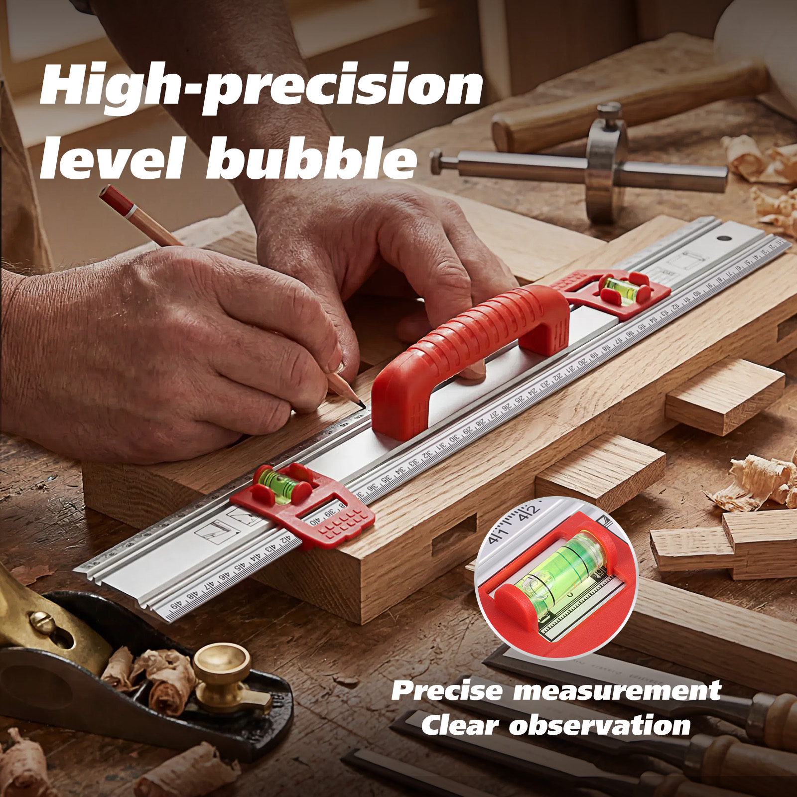 19.7inch Level Ruler Aluminum  - Home Improvement Guide 리뷰 및 가격