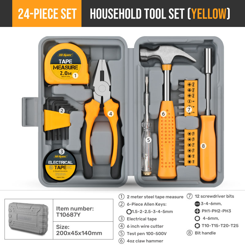 24-Piece Compact Home & Office - Home Improvement Items 리뷰 및 가격