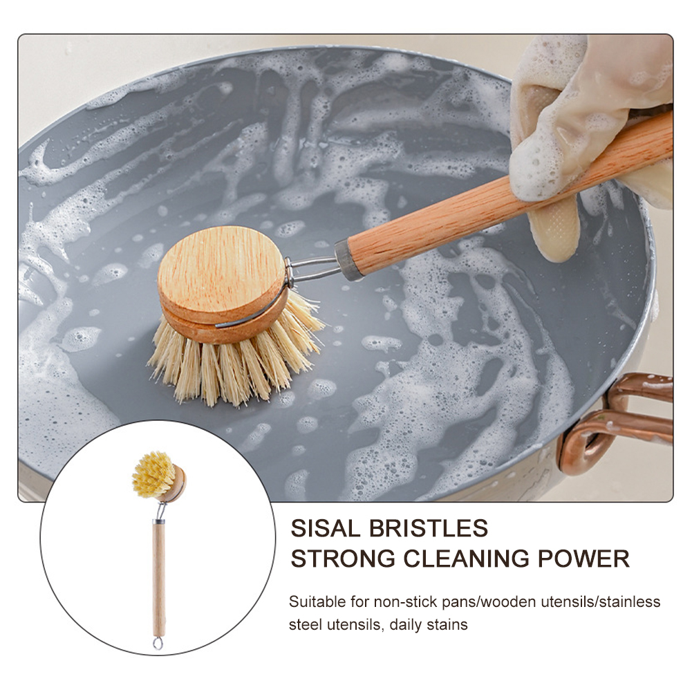 Replaceable Dish Brush Wooden  - Wood Stain Brush 리뷰 및 가격