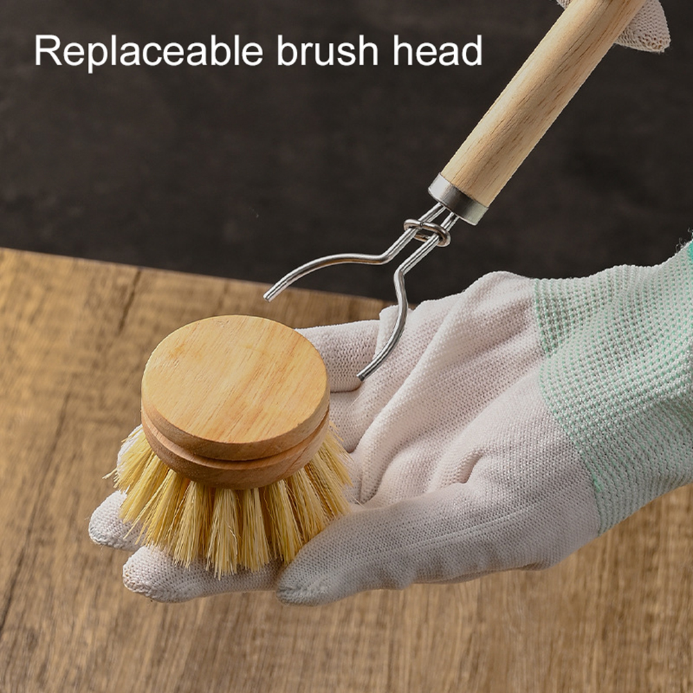 Replaceable Dish Brush Wooden  - Wood Stain Brush 리뷰 및 가격