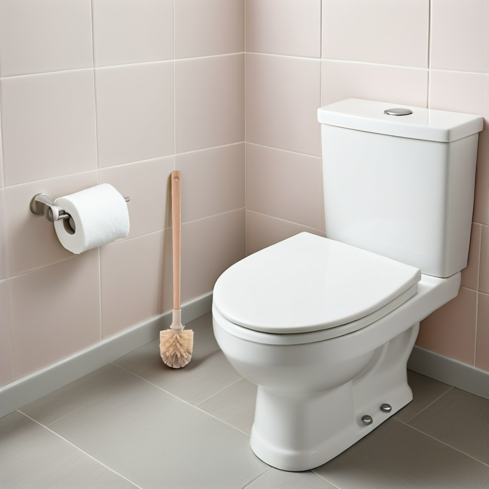 2Pcs Household Toilet Brush Lo - Wood Stain Brush 리뷰 및 가격