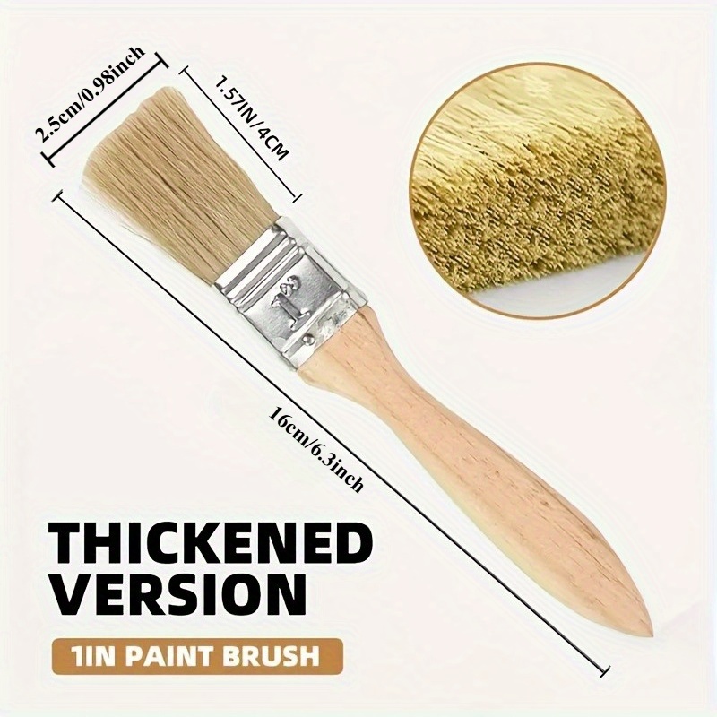 25Pcs 1 Inch Paint Brushes Set - Wood Stain Brush 리뷰 및 가격