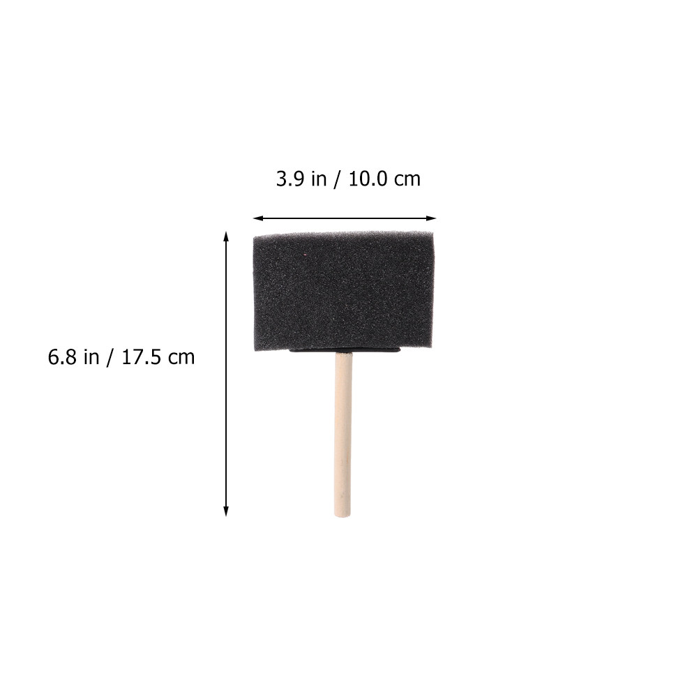 10Pcs Wood Handle Sponge Paint - Wood Stain Brush 리뷰 및 가격