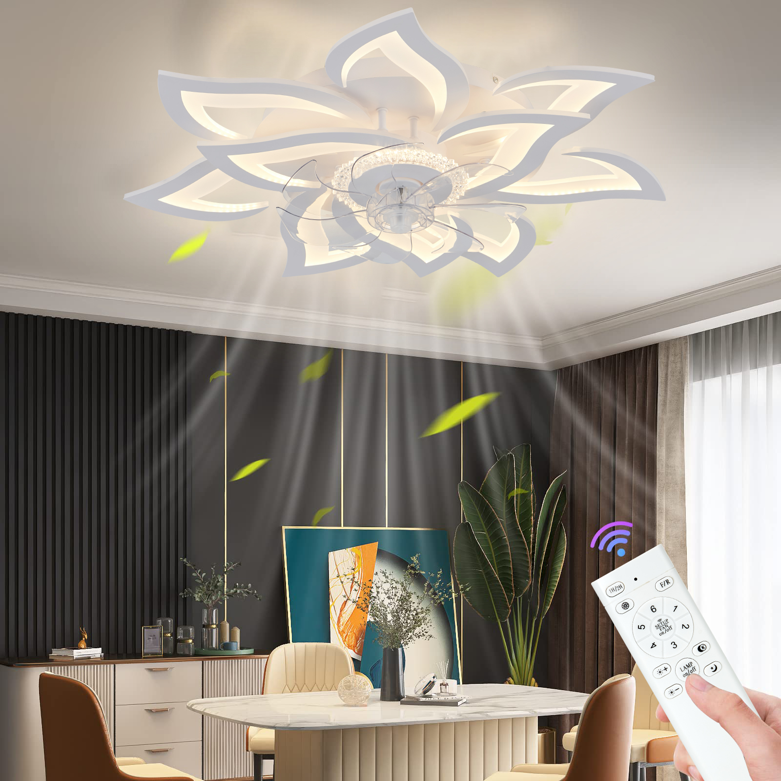 Nordic Flush Mount Ceiling Fan - Ceiling Fan Mount 리뷰 및 가격