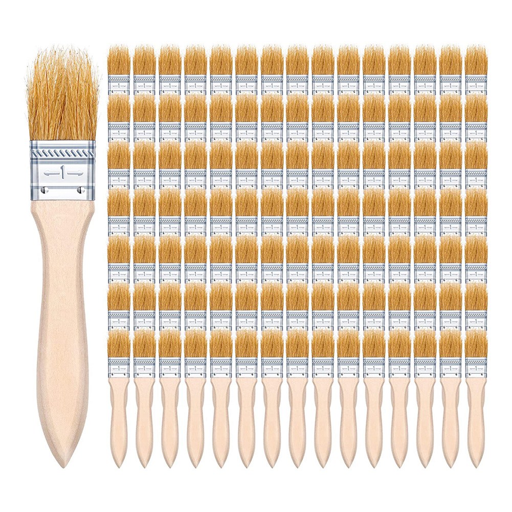 A98E-100Pcs 1 Inch Chip Paint  - Wood Stain Brush 리뷰 및 가격
