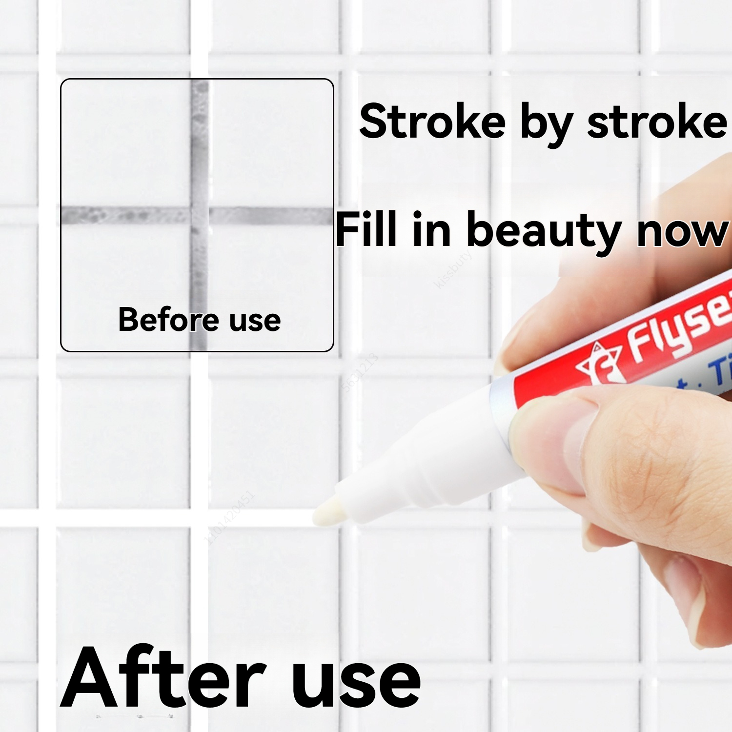 1/3/6Pcs White Waterproof Tile - Tile Grout Repair 리뷰 및 가격
